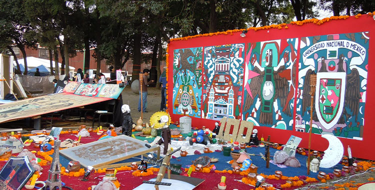 OFRENDA UNAM 2022 EN XOCHIMILCO