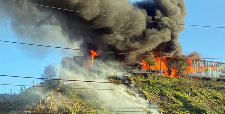 INCENDIO EN FÁBRICA DE PARQUE INDUSTRIAL PACÍFICO