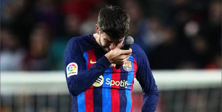 GERARD PIQUÉ SE DESPIDIÓ DEL BARCELONA