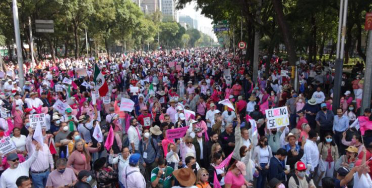 MARCHA POR LA DEMOCRACIA EN REFORMA