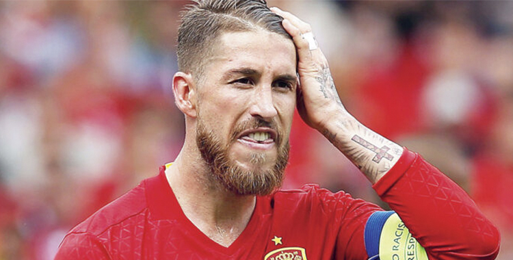 ESPAÑA SIN SERGIO RAMOS