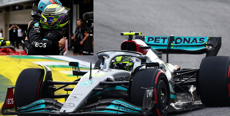 MERCEDES LOGRA 1-2 EN GP BRASIL