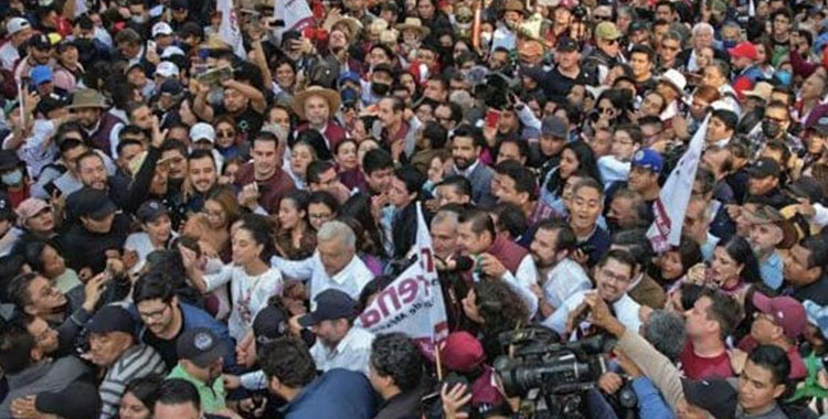 AVANZA LA MARCHA DE LA 4T ENTRE EMPUJONES Y CONSIGNAS