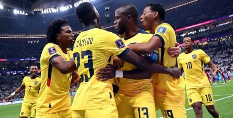 ECUADOR GANA EL JUEGO INAUGURAL