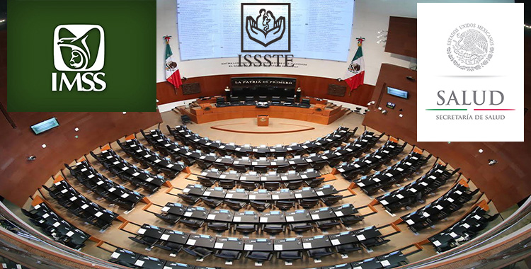 SECRETARÍA DE SALUD, IMSS E ISSSTE AL SENADO