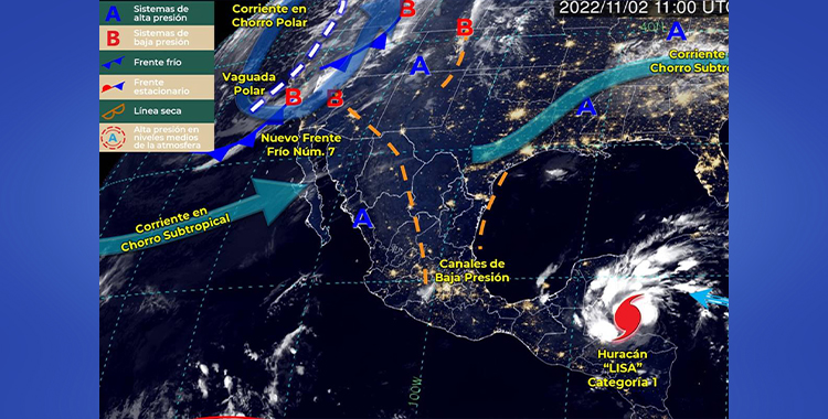 SE ACTIVA LÍNEA PARA ATENDER EMERGENCIAS POR EL HURACÁN LISA