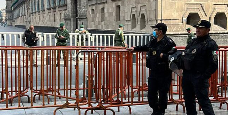 GCDMX BLINDA CENTRO HISTÓRICO POR LA MARCHA FEMINISTA DEL 25