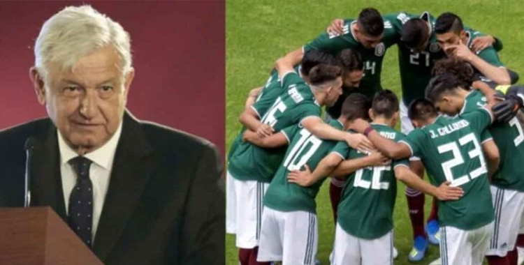 AMLO FELICITA A LA SELECCIÓN MEXICANA