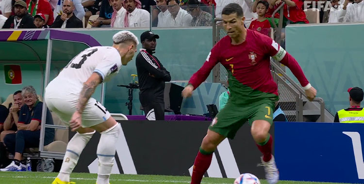 PORTUGAL CALIFICA, AL VENCER A URUGUAY 2 A 0