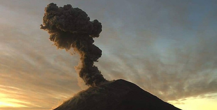 POPOCATÉPETL REGISTRA FUERTE EXPLOSIÓN