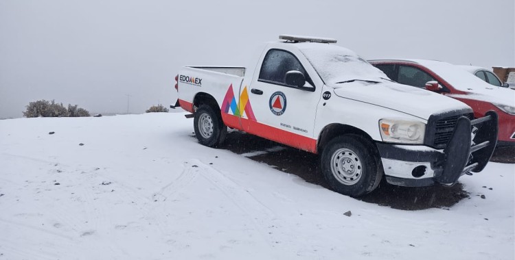 SE PINTA DE BLANCO EL NEVADO DE TOLUCA