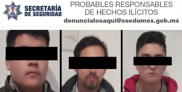 DETIENEN A TRES IMPLICADOS EN DISPAROS Y ATAQUE A POLICÍAS