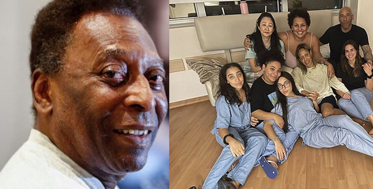 PELÉ PASÓ LA NAVIDAD EN EL HOSPITAL EN FAMILIA