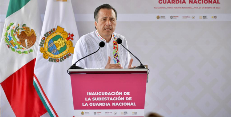 EN VERACRUZ AGRADECEMOS Y QUEREMOS SIEMPRE EL APOYO DE LA GN: GOBERNADOR