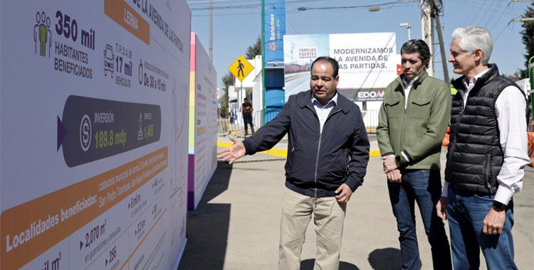 PONE EN MARCHA ALFREDO DEL MAZO MODERNIZACIÓN DE LA AVENIDA DE LAS PARTIDAS