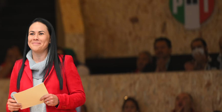 ALEJANDRA DEL MORAL VA POR LA CANDIDATURA DEL PRI AL GOBIERNO DEL EDOMÉX