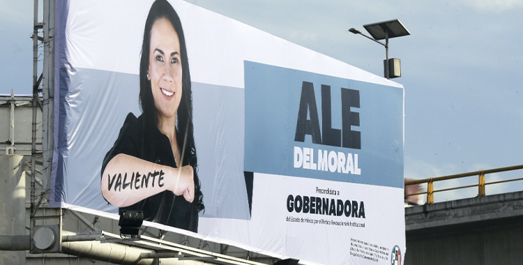 IMPIDE AUTORIDAD MUNICIPAL DE ECATEPEC COLOCAR PROPAGANDA DE PRECAMPAÑA DE ALEJANDRA DEL MORAL