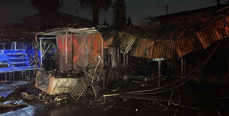 INCENDIO EN ZONA DE LA MERCED