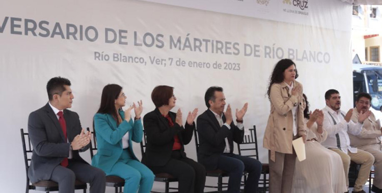 CONMEMORAN 116 ANIVERSARIO DE LOS MÁRTIRES DE RÍO BLANCO