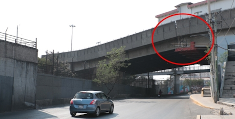 REFUERZAN TRAMO ELEVADO DEL METRO PANTITLÁN EN LA LÍNEA 9