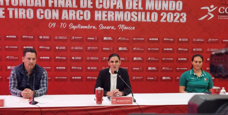 ANA GUEVARA PRESENTA FINAL DE COPA DEL MUNDO DE TIRO CON ARCO