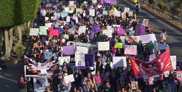 RECUERDO DE ABRIL GUADALUPE, PRESENTE EN LA MARCHA DEL 8M