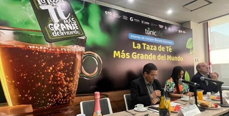 BUSCA GUANAJUATO GUINNESS DE LA TAZA DE TÉ MÁS GRANDE DEL MUNDO