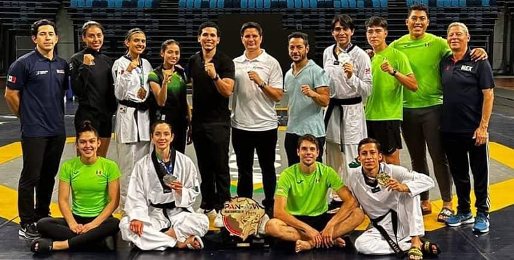 TKD REGRESA DE BRASIL CON 5 PRESEAS DE PAN AM