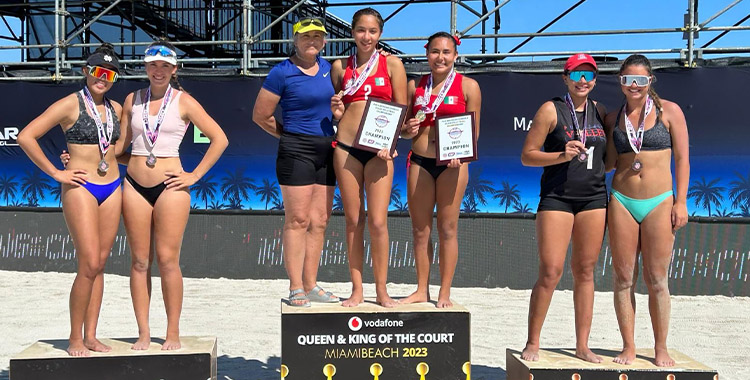 MEXICANAS GANAN ORO SUB-18 DE VOLEIBOL DE PLAYA