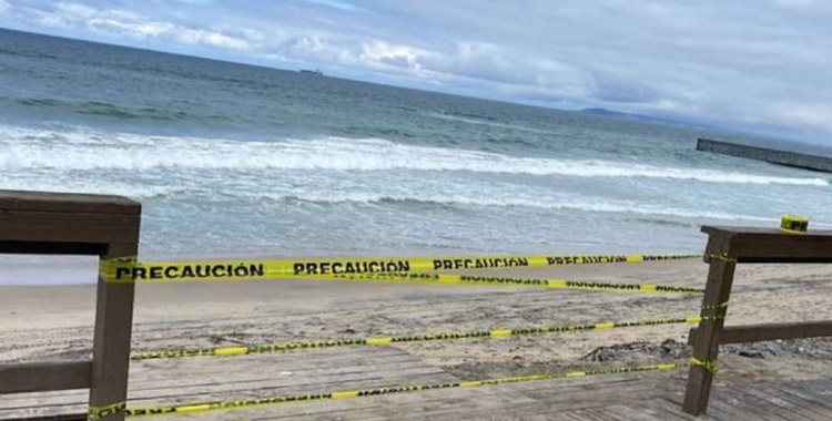 CERRADAS LAS PLAYAS EN TIJUANA DURANTE SEMANA SANTA