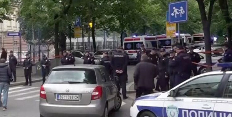 TIROTEO EN ESCUELA DE BELGRADO