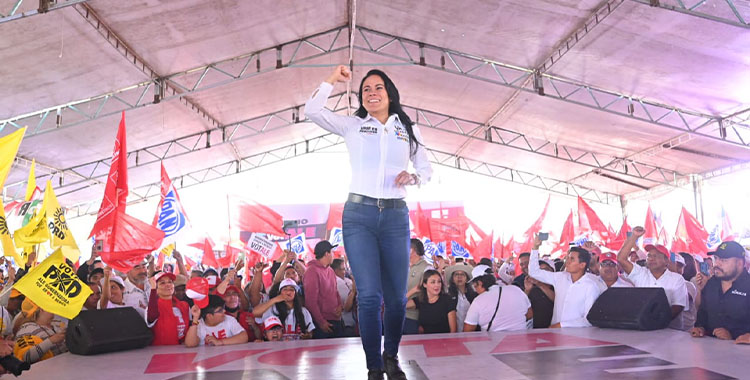 EL VOTO MASIVO DE LAS Y LOS MEXIQUENSES NOS DARÁ EL TRIUNFO ESTE DOMINGO: ALEJANDRA DEL MORAL