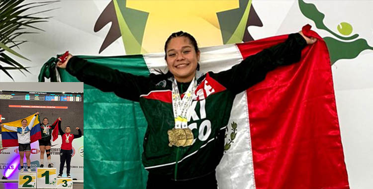 MARIANA GARCÍA CAMPEONA DEL PANAMERICANO DE HALTEROFILIA