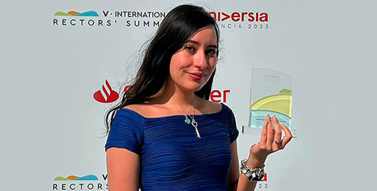 PAOLA REYNOSO, PRIMER LUGAR DEL PREMIO INTERNACIONAL UNIVERSIA SANTANDER