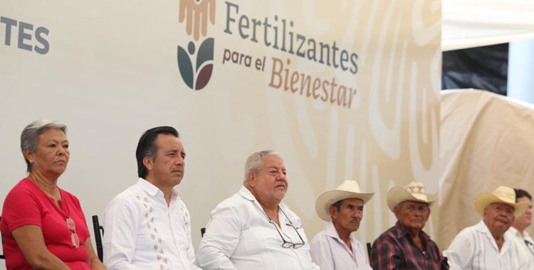 MIL 100 MDP EN FERTILIZANTES PARA 165 MIL PEQUEÑOS PRODUCTORES DE VERACRUZ