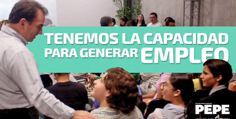 TENEMOS LA CAPACIDAD DE GENERAR EMPLEO: PEPE YUNES