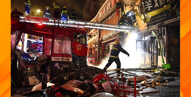 EXPLOSIÓN EN UN RESTAURANTE DE CHINA