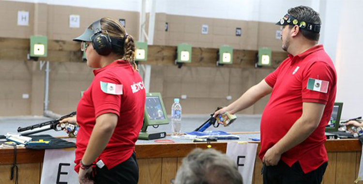 TIRO DEPORTIVO MEXICANO ORO Y PLATA EN CENTROAMERICANOS