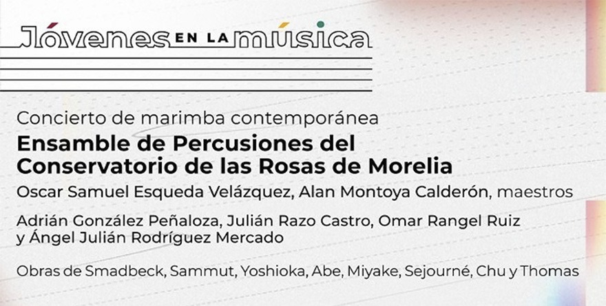 MÚSICA CONTEMPORÁNEA PARA MARIMBA EN BELLAS ARTES