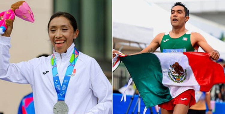 PLATA Y BRONCE EN MEDIO MARATÓN