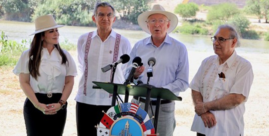 NO AL MURO FLOTANTE EN EL RÍO BRAVO: KEN SALAZAR