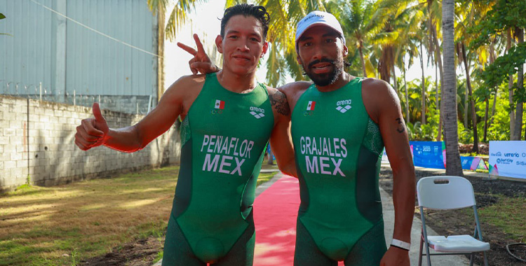 MÉXICO HACE EL 1-2 EN TRIATLÓN