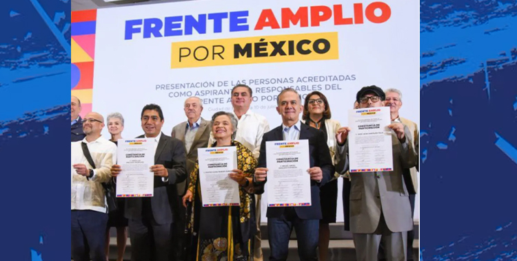 INICIA SEGUNDA FASE PARA ASPIRANTES DEL FRENTE AMPLIO POR MÉXICO