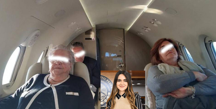 ANDREA CHÁVEZ RECONOCE QUE SU FAMILIA SI VIAJÓ EN UN VUELO PRIVADO