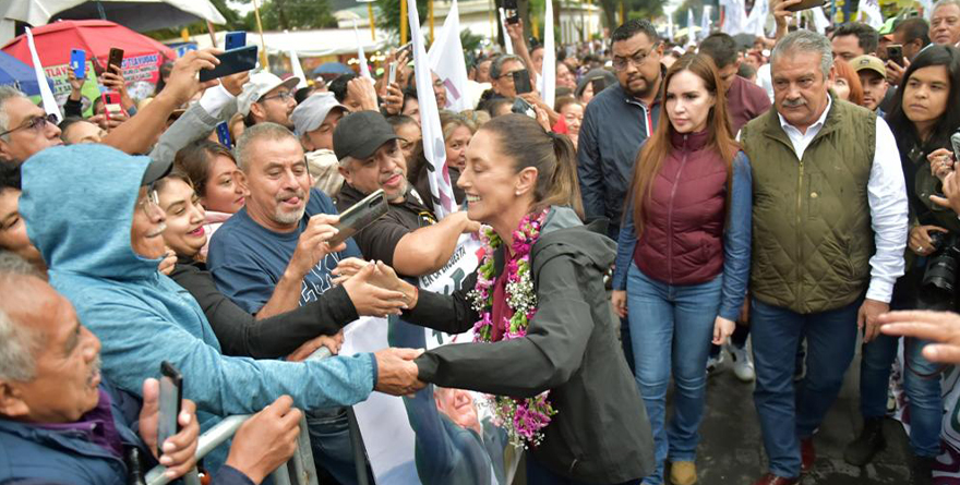 RECIBEN 20 MIL CONSEJEROS A CLAUDIA SHEINBAUM EN ECATEPEC