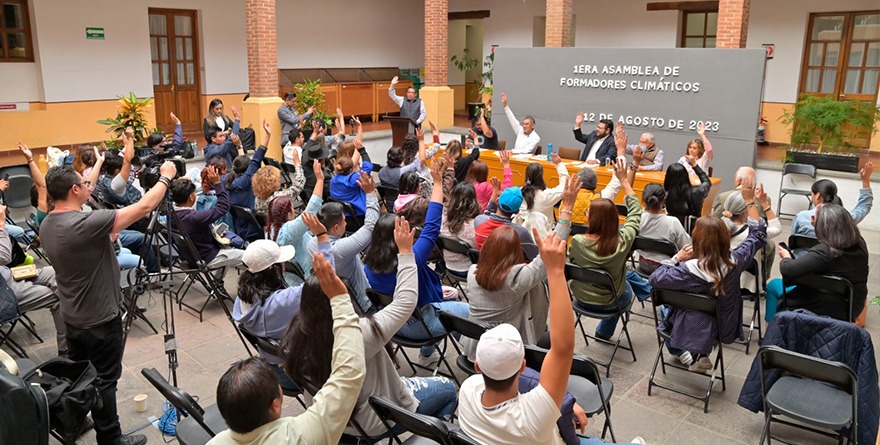 DESARROLLAN PROYECTOS COMUNITARIOS CONTRA EL CAMBIO CLIMÁTICO