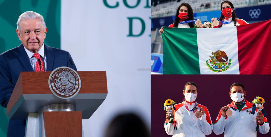 AMLO FELICITA A MEXICANOS GANADORES EN COMPETENCIAS