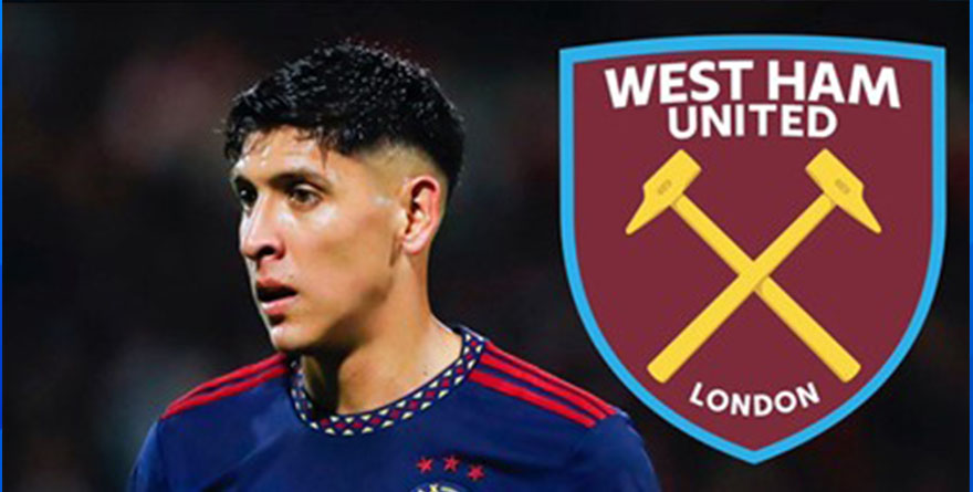 EDSON ÁLVAREZ AL WEST HAM