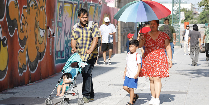 PRONOSTICAN ALZA EN TEMPERATURAS EN LA CIUDAD