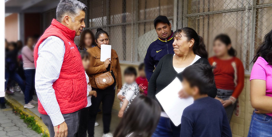 APOYA ALFREDO QUIROZ A FAMILIAS MEXIQUENSES PREVIO AL REGRESO A CLASES